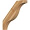 Ekena Millwork 6"W x 38"D x 38"H Funston Rough Sawn Knee Brace, Western Red Cedar BRC06X38X38FST00RWR - alternate 1